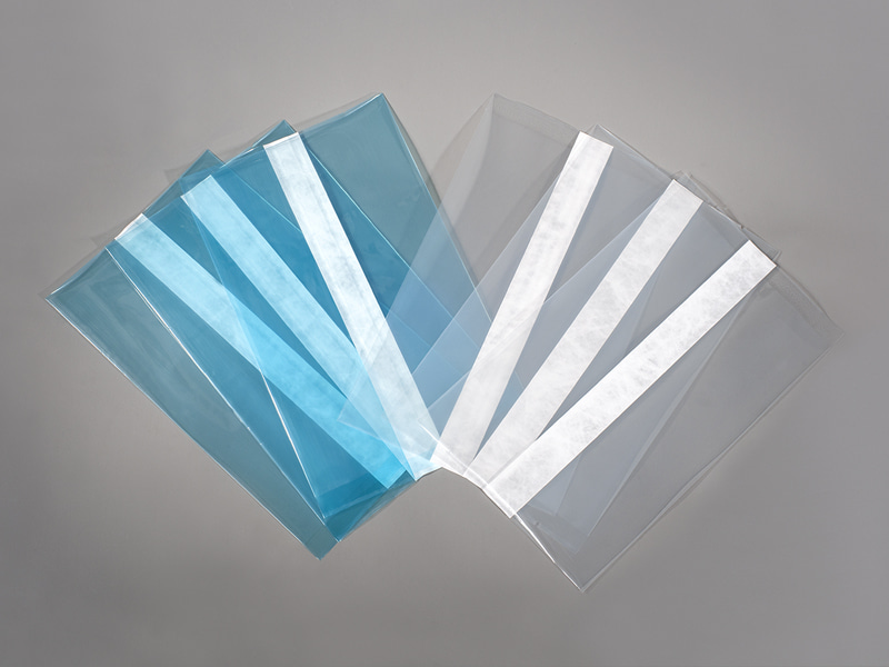 Tyvek로 만든 센터 스트립 파우치