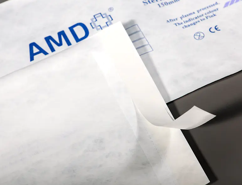 Hopeway AMD는 멸균 파우치의 비용과 잔류물 문제를 해결합니다.